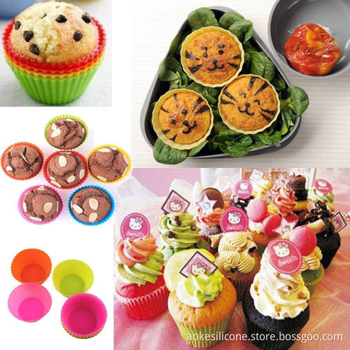 Silicone cupcake mold